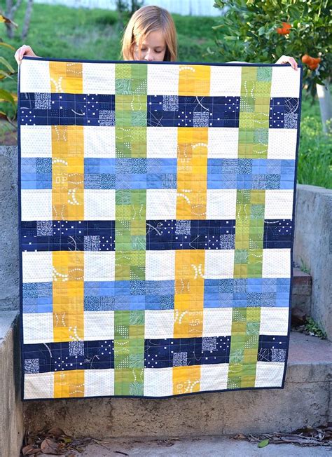 Woven Baby Quilt On The Fence Quilt Pattern Kitchen Table Quilting