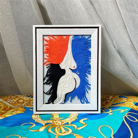 Tranh Len Nghệ Thuật Nude WOOLART CHUS