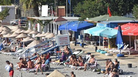 Bodrum Da Ekim Ay Sonunda Deniz Keyfi Sahile Ak N Ettiler Haberler