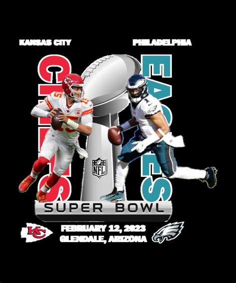 2023 Super Bowl Lvii Kansas City Chiefs Philadelphia Eagles Svg