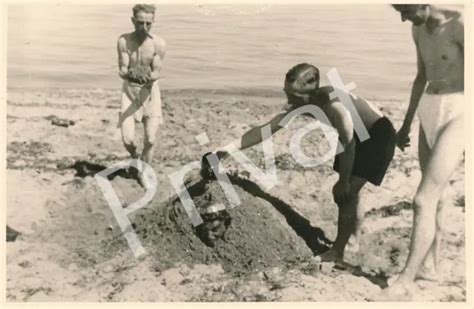 Foto Wk Ii Wehrmacht Soldaten Strand Nackt Nude Freizeit Maschke