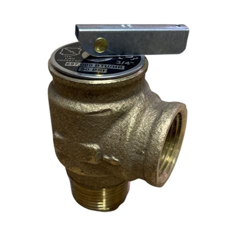 50 3 4 Hot Water Relief Valve 50 PSI Wal Rich Corporation