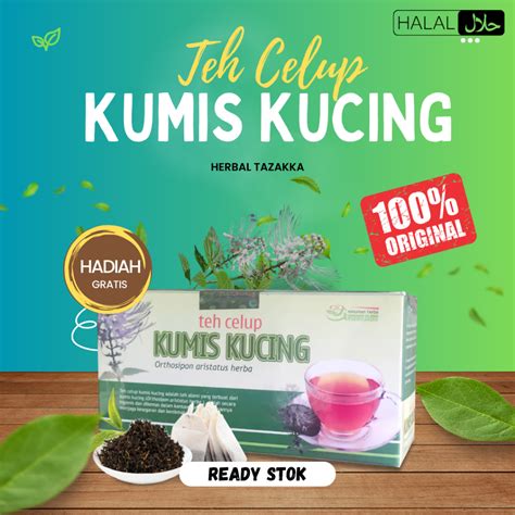 Jual Teh Kumis Kucing Kemasan Teh Celup Isi 20 Kantong Asli Original