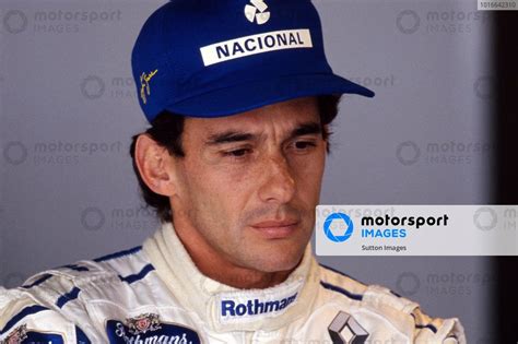 Ayrton Senna BRA Williams Formula One World Championship Rd2