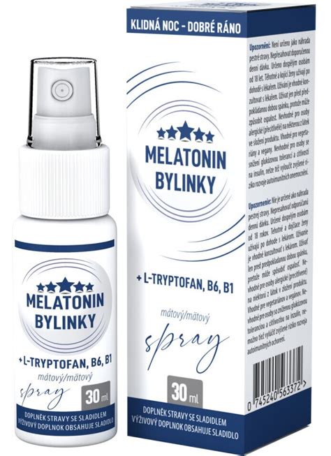 Clinical Melatonin Bylinky mátový spray 30ml - sleva 35 % | BENU.cz
