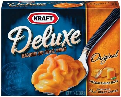 Kraft Deluxe Four Cheese Macaroni And Cheese Meal 14 Oz