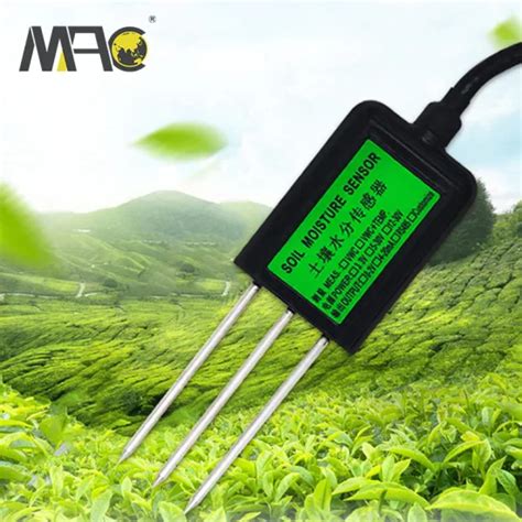 Macsensor Agriculture 4 20mA 0 5V RS485 Output Soil Moisture