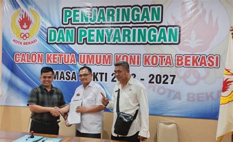 5 Balon Sudah Ambil Formulir Pendaftaran Calon Ketua KONI Kota Bekasi