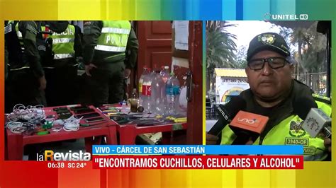 Hallan cuchillos celulares y alcohol en requisa a cárcel de San