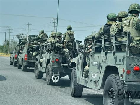 Llegan A Matamoros 300 Elementos De Fuerzas Federales Para Reforzar