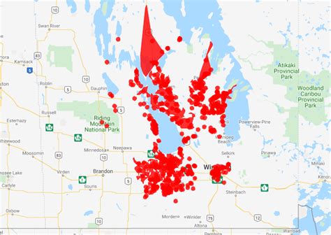 Manitoba Hydro Sets Up Camp Near Portage La Prairie As Cleanup Efforts