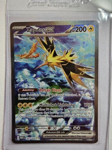 Zapdos Ex Sv Special Illustration Rare Alt Art Pokemon