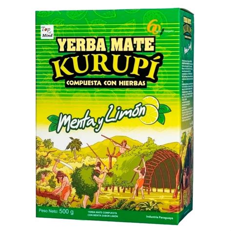 Yerba Mate Kuripi Menta Y Limon Gr