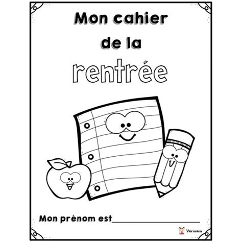 Mon Cahier De La Rentr E