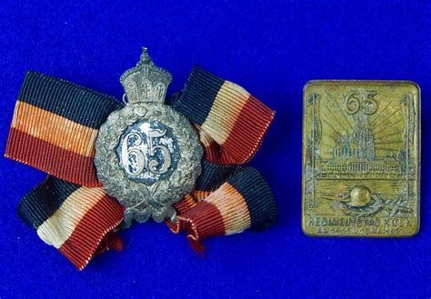 German Germany Austrian Ww1 Commemorative Regimental Jubilee Set 2 Pin