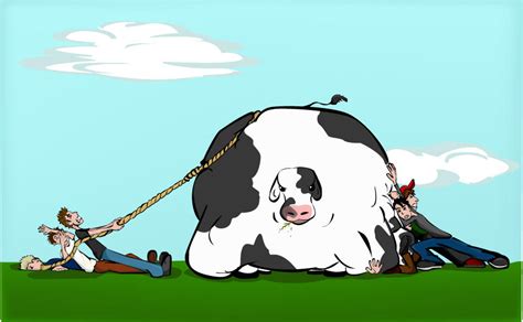 Cow Tipping By Walking Distraction On Deviantart