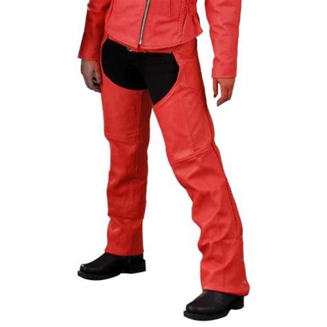 Allstate Pink Leather Chaps Protect Yourself In Style