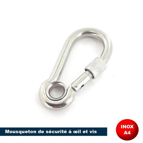 Mousqueton De S Curit Oeil Inox A Marine Les Inoxydables