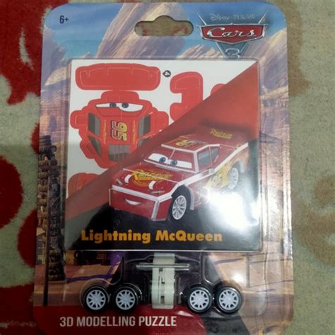 Jual Hot Wheels Lightning McQueen Cars Pixar Disney D Modelling Puzzle Kota Bogor Sheet Of