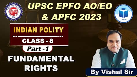 UPSC EPFO AO EO APFC Polity Fundamental Rights Part 1 Class