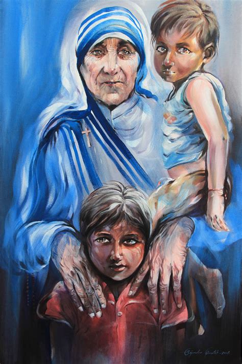 Mother Teresa Painting at PaintingValley.com | Explore collection of ...