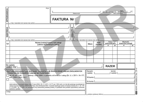 Faktura bez Vat A5 (oryg/kop) - AlfaDRUK e-sklep