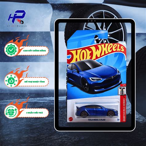 Xe mô hình Hot Wheels basic TESLA MODEL S PLAID Shopee Việt Nam