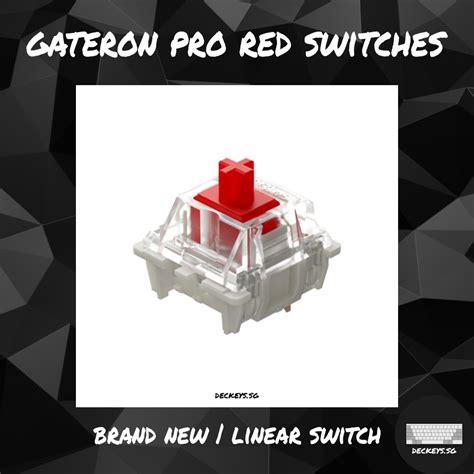 Gateron G Pro Red Switches For Custom Mechanical Keyboard Akko