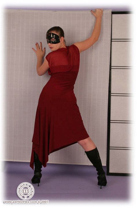 Masked Flexible Lady Stuffing Her Shaved Pussy With A Pink Dildo Porn Pictures XXX Photos Sex