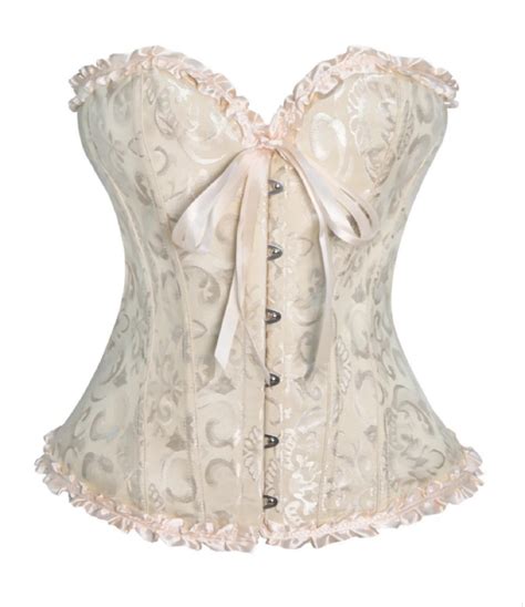 Women Sexy Corsets Bustiers Floral Lace Tops Shapewear Burlesque Vintage Corset Gothic Satin