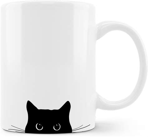 Oflich Black Cat Coffee Mug Black Cat Ts Black Cat