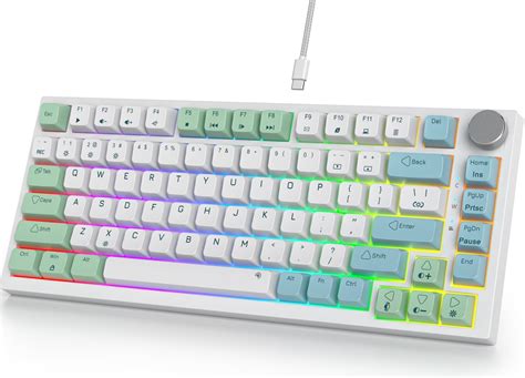 Amazon Rk Royal Kludge R Teclado Mec Nico Con Cable Con Perilla