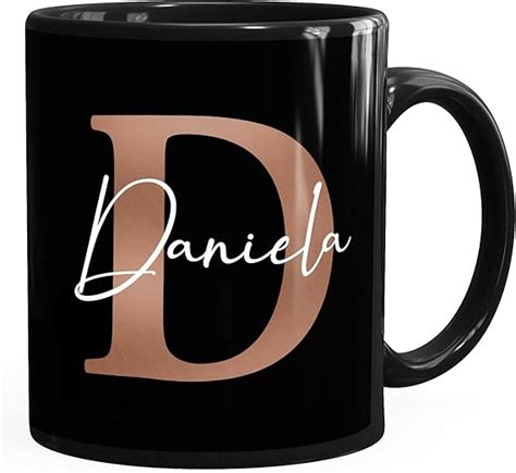 Amazon De SpecialMe Kaffee Tasse Monogramm Mit Buchstabe Initiale