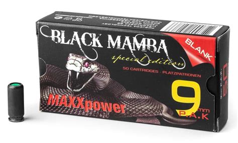 Патроны холостые MaxxTech Black Mamba 9 мм (50 шт) купить в Киеве ...