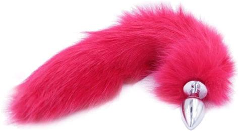 AQUALITYS Pluma De Metal Juguetes Anales Fox Tail Juguete Anal Butt Plug Plug Erotic AnusSex