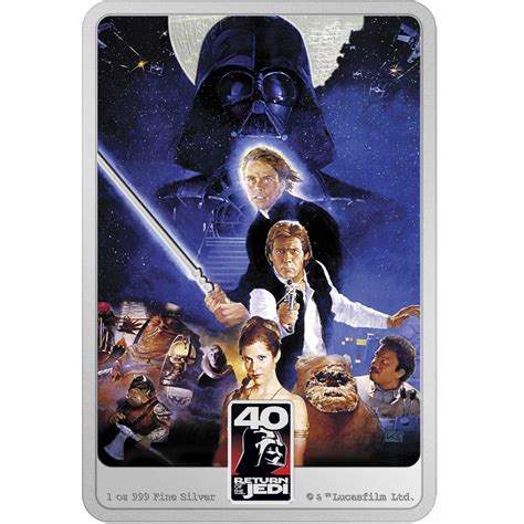 Star Wars: Return of the Jedi 40th Anniversary Poster coin (2023 New ...