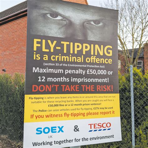 Fly Tipping And Litter Signs Stickers And Posters Uk Wide Nsp Uk Notts