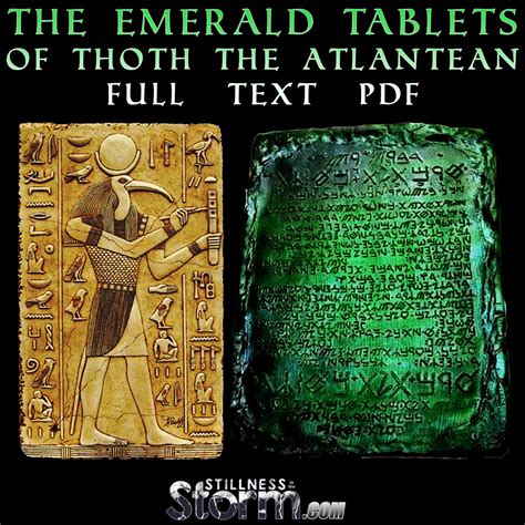 Emerald Tablets Of Thoth Pdf
