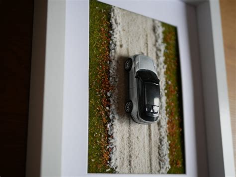 Range Rover Miniature Diorama Hot Wheels Diorama For Shelf Decor Hot Wheels Art Canvas Hot