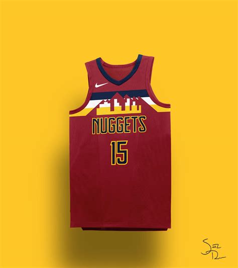 Nuggets jersey idea : r/denvernuggets