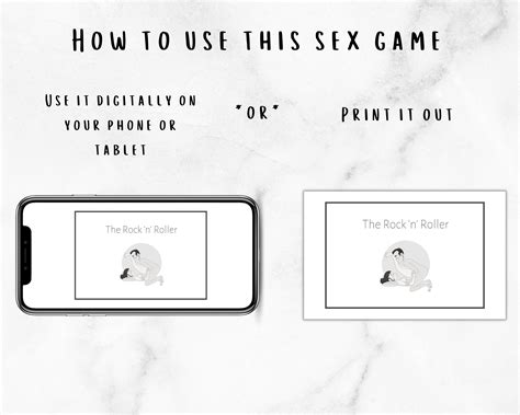 Sex Position Cards For Your Jar Of Desire Sex Jar Printable Digital