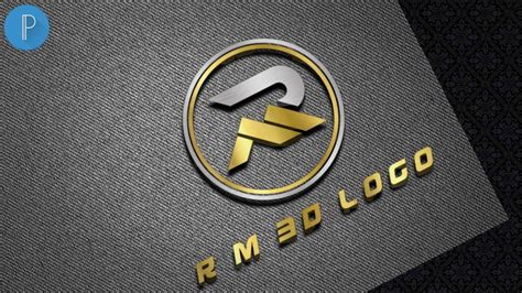 R M Logo Design On Pixellab Android Tutorial Vandy Design YouTube