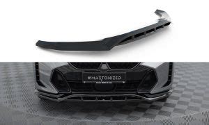 Front Lippe Front Splitter Frontansatz V 1 für BMW X6 M Paket G06