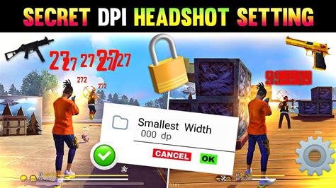 Secret Dpi [ 000 ] Setting Only Red Numbers 😱 Best Dpi For Free