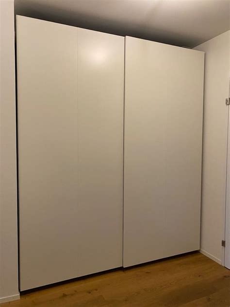 Ikea Pax Schrank mit weisse Hasvik Schiebetüren 200 x 236 cm Kaufen