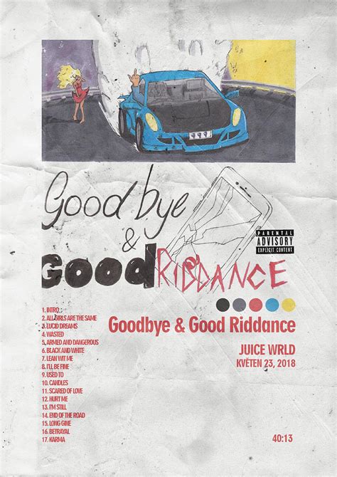 ALBUM POSTER: GOODBYE AND GOOD RIDDANCE by Tomáš Waschinger on Dribbble