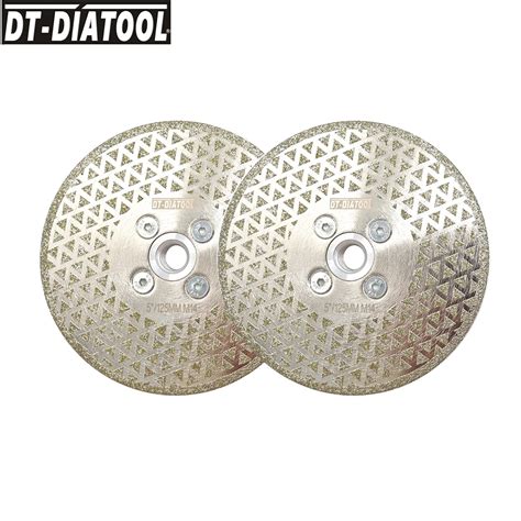 DT DIATOOL 2pcs 5 125MM Electroplated Diamond Cutting Grinding Wheel