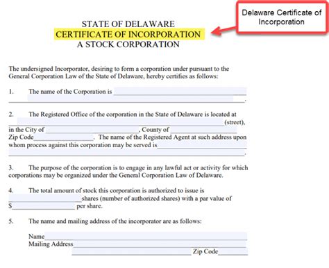 Certificate Of Incorporation What Is It And How To Get A Copy