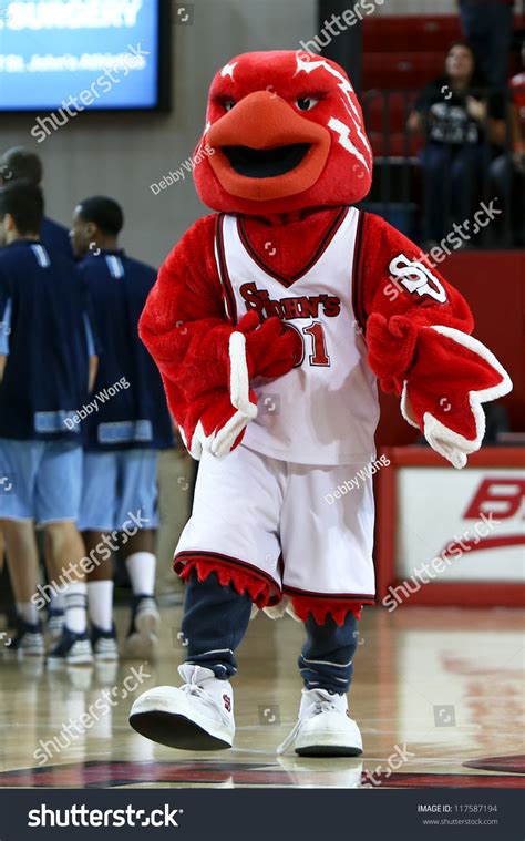 New York-Nov 3: St. John'S Red Storm Mascot Performs At The Game ...