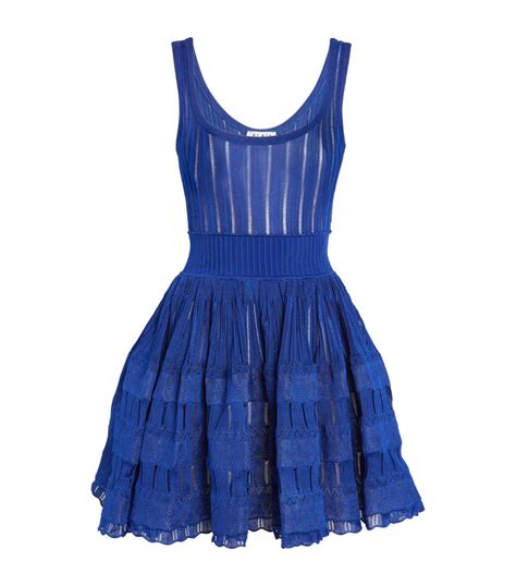 Womens Ala A Blue Crinoline Mini Dress Harrods Uk